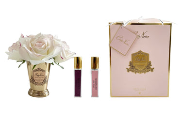 Seven Rose Bouquet - Pink Blush - Gold & Pink Box - SMB20 (Carton of 2)